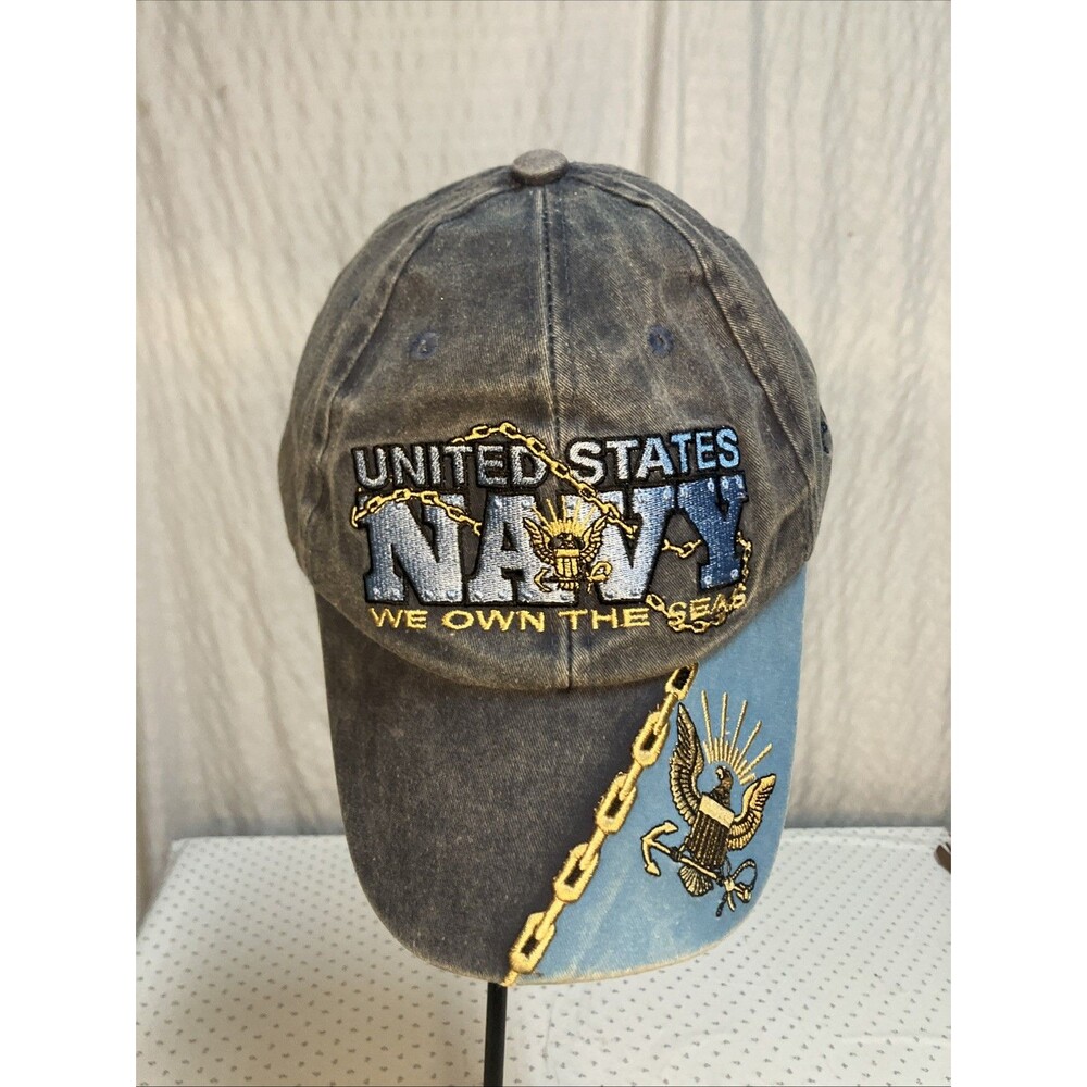 United States Navy We Own The Sea Adjustable Hat #5917 Eagle Crest